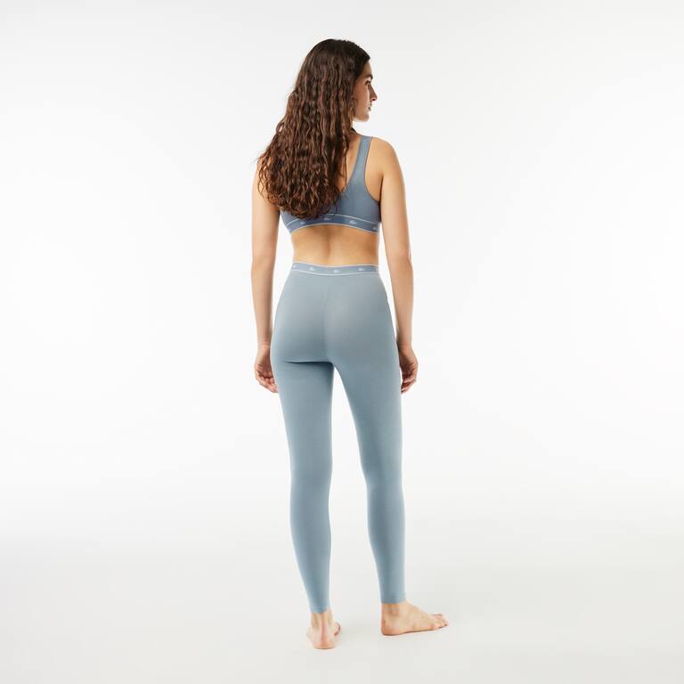 Legging d'intérieur en coton stretch Vêtements d’intérieur & de nuit - Gris - Lacoste - Femme