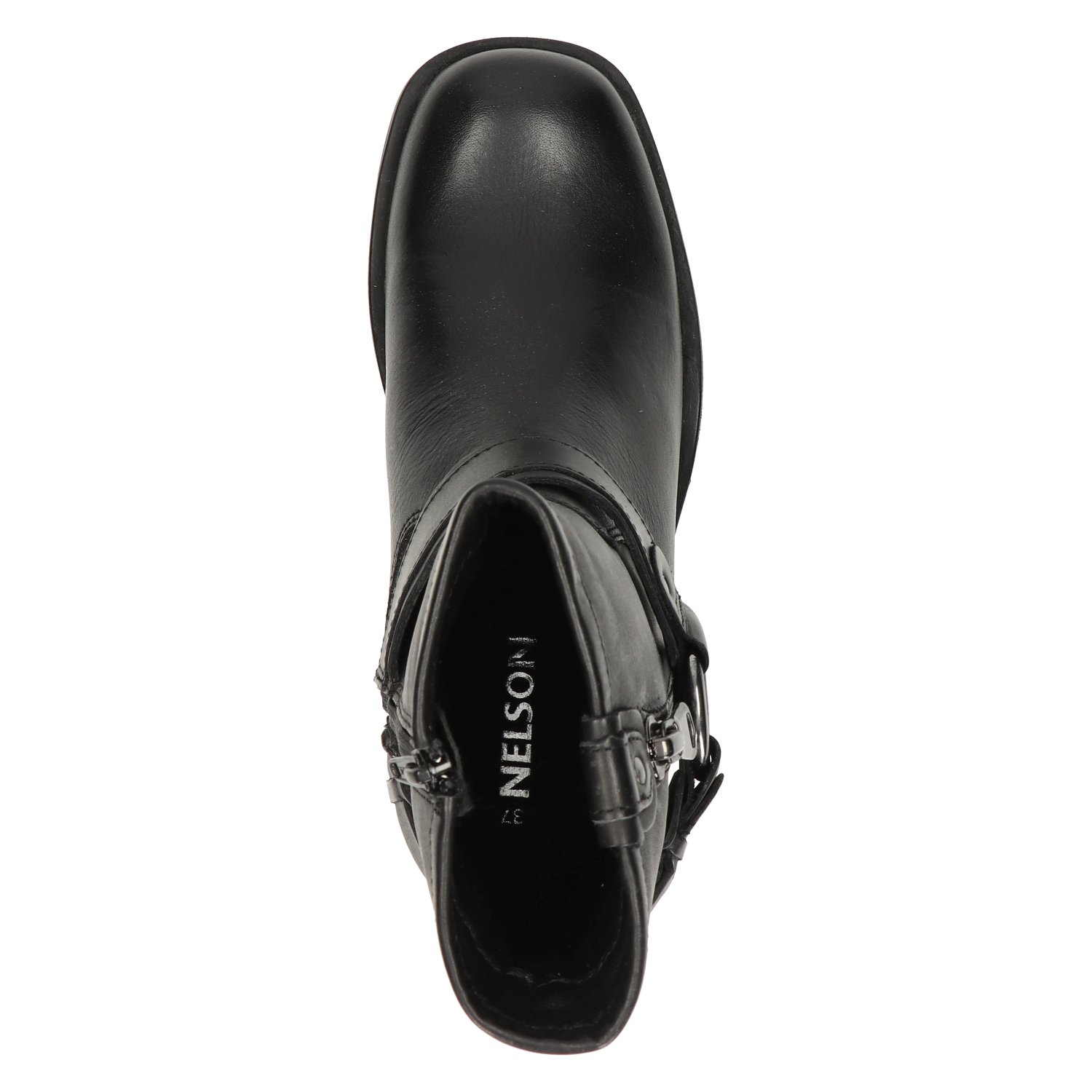 Maud dames bikerboot Nelson Zwart
