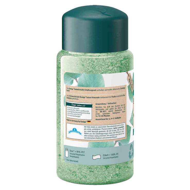Kneipp Badekristalle Erkältungszeit Eukalyptus, 600 g