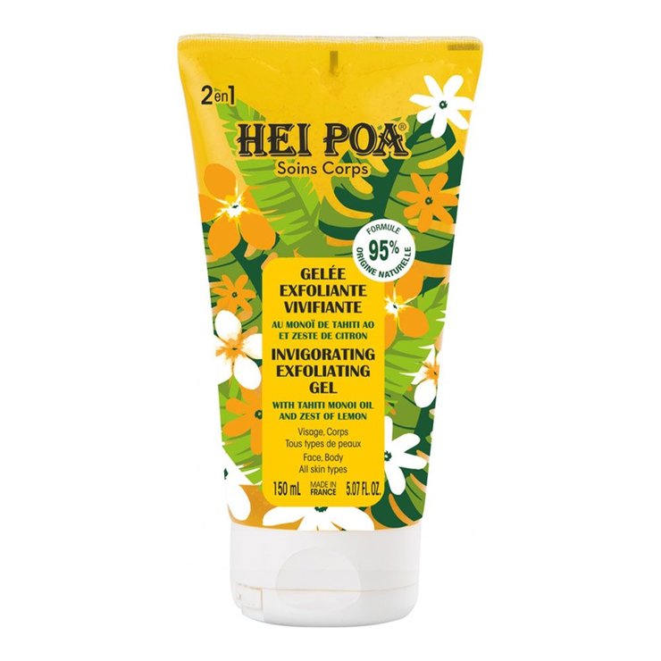 Gelée Exfoliante Vivifiante 150ml Visage et corps Hei Poa