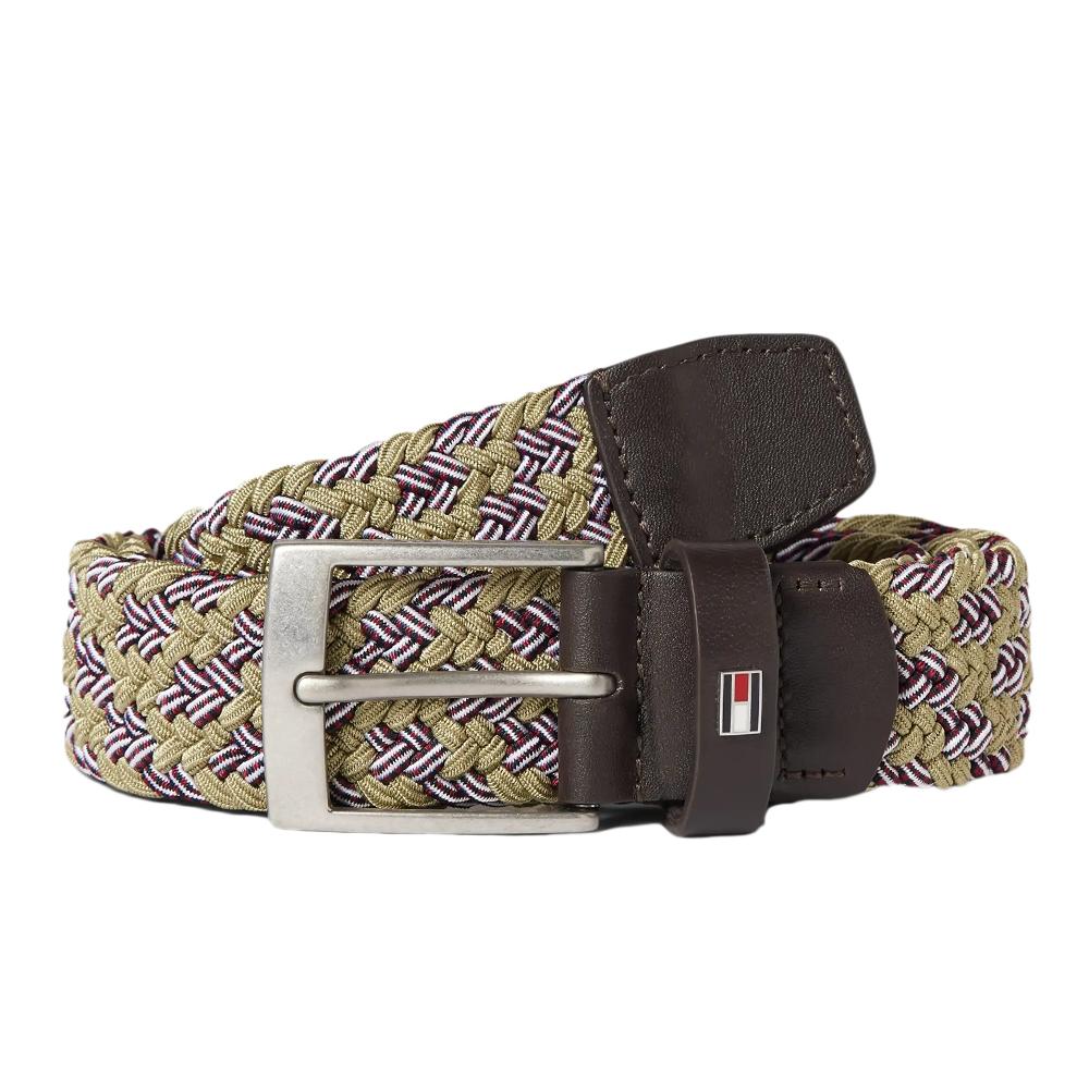 Tommy Hilfiger Ceinture Vert/Blanc Tommy Hilfiger Adan Elastic