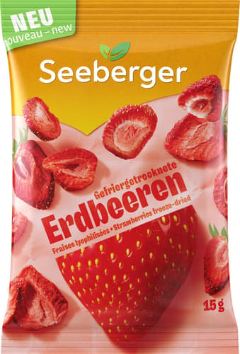 Seeberger gefriergetrocknete Erdbeeren