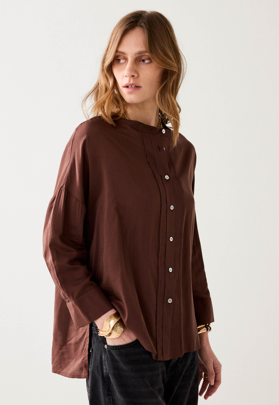 Summum Viscose/Katoen Blouse