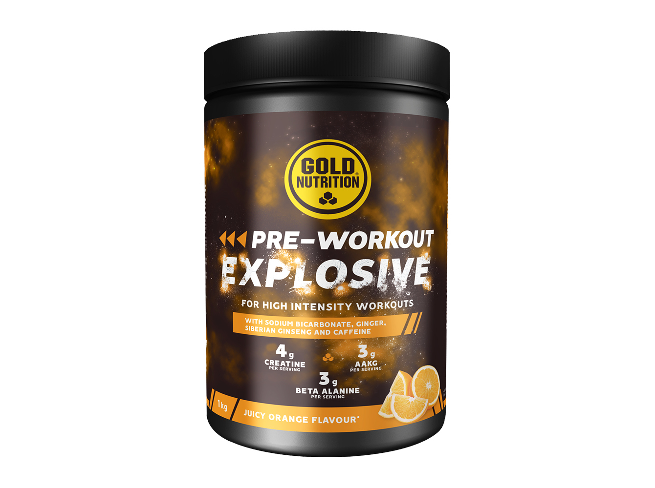 SUPLEMENTO GOLDNUTRITION PREWORK EXPLOSIVE LARANJA 1KG
