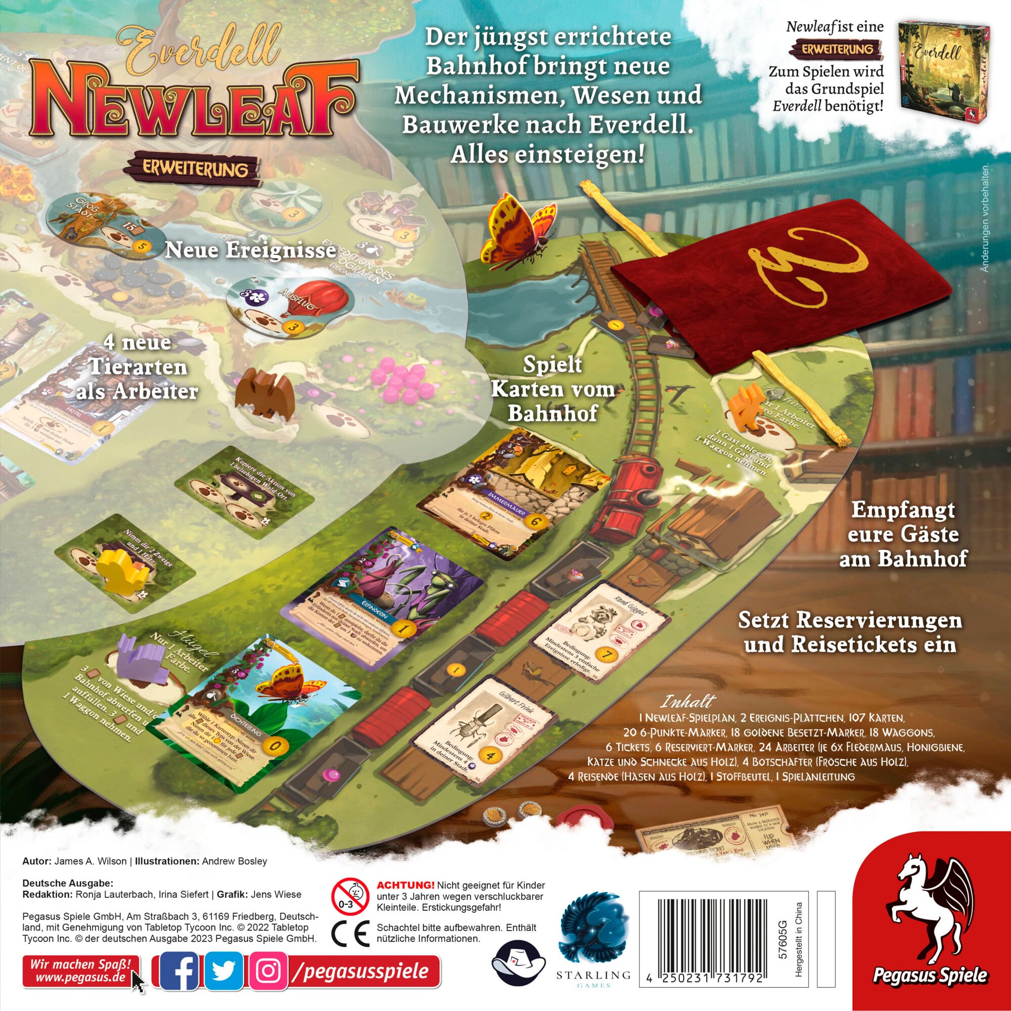 Pegasus Brettspiel Everdell: Newleaf