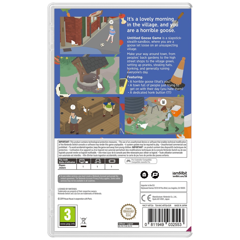 Untitled Goose Game Nintendo Switch