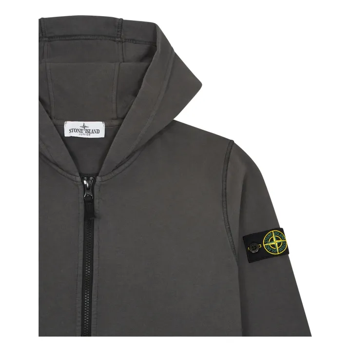 Stone Island Sweat Zippé Logo | Bleu gris