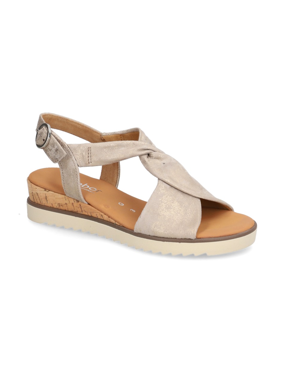 Veloursleder Sandale
