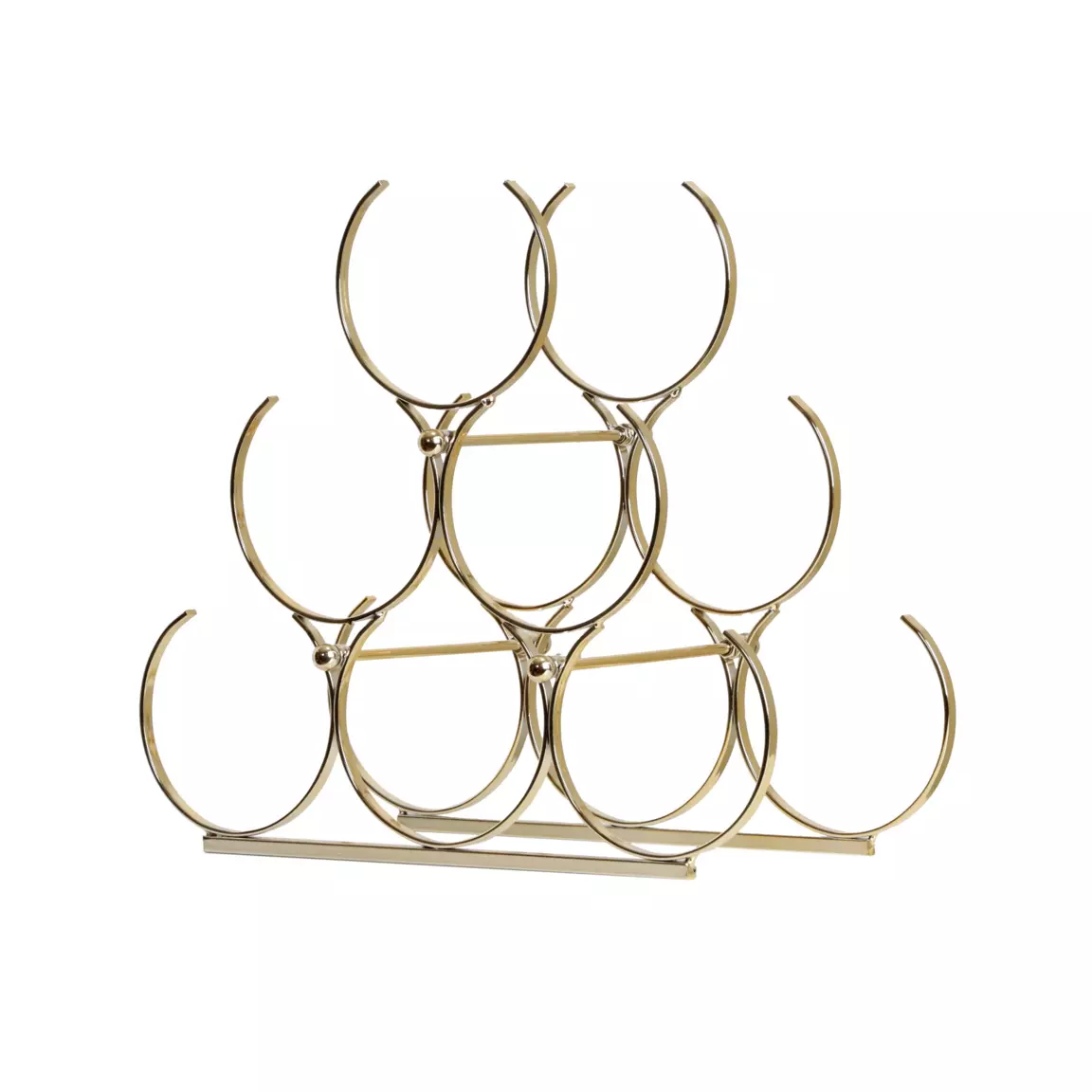 Range-bouteilles métal (H28 cm) Noa Or