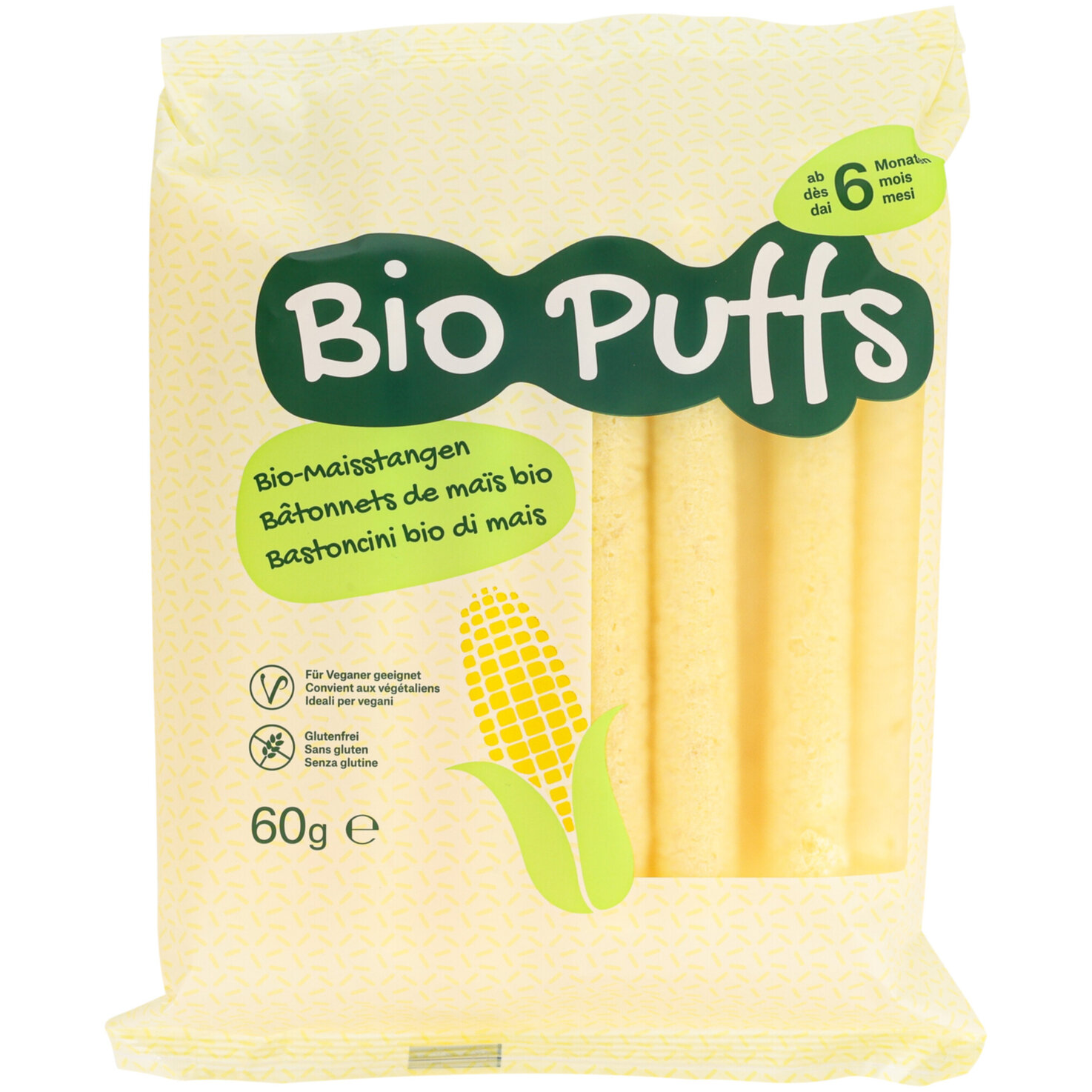 Bio Puffs Bio-Maisstangen 6+ Monate