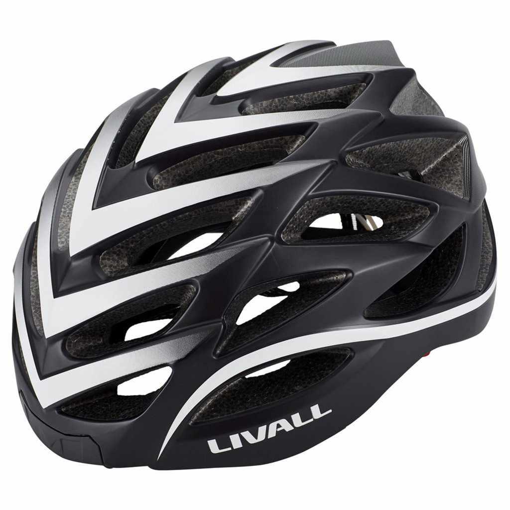 Casque de vélo connecté Livall Bling BH62 - Noir et Blanc