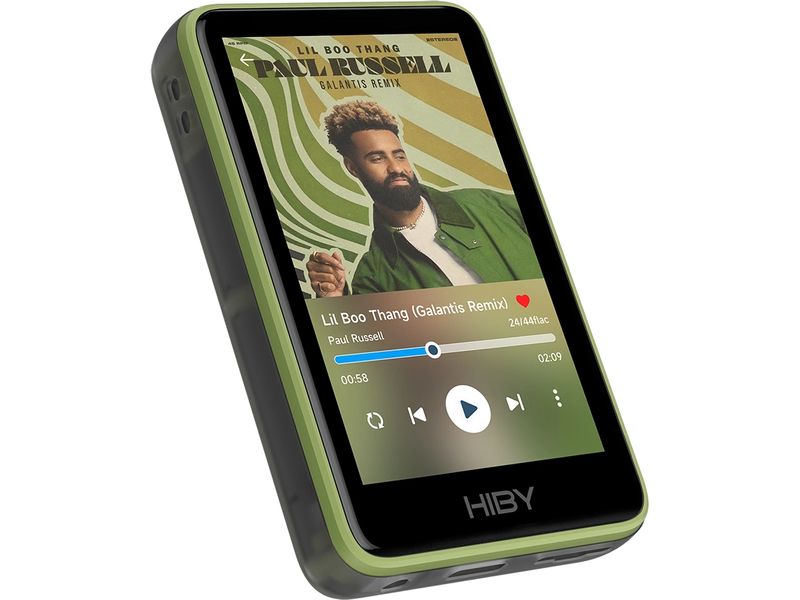 HiBy HiRes-Player R1 Grün Hochauflösender Musikplayer mit Bluetooth und WiFi