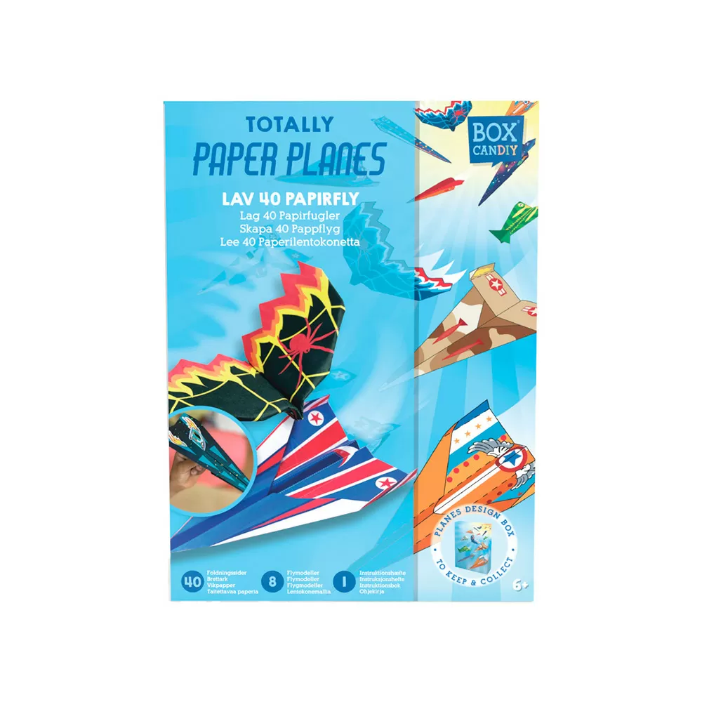 BOX CANDIY Paper Airplanes Art - Totally Paper Planes - 1 stk