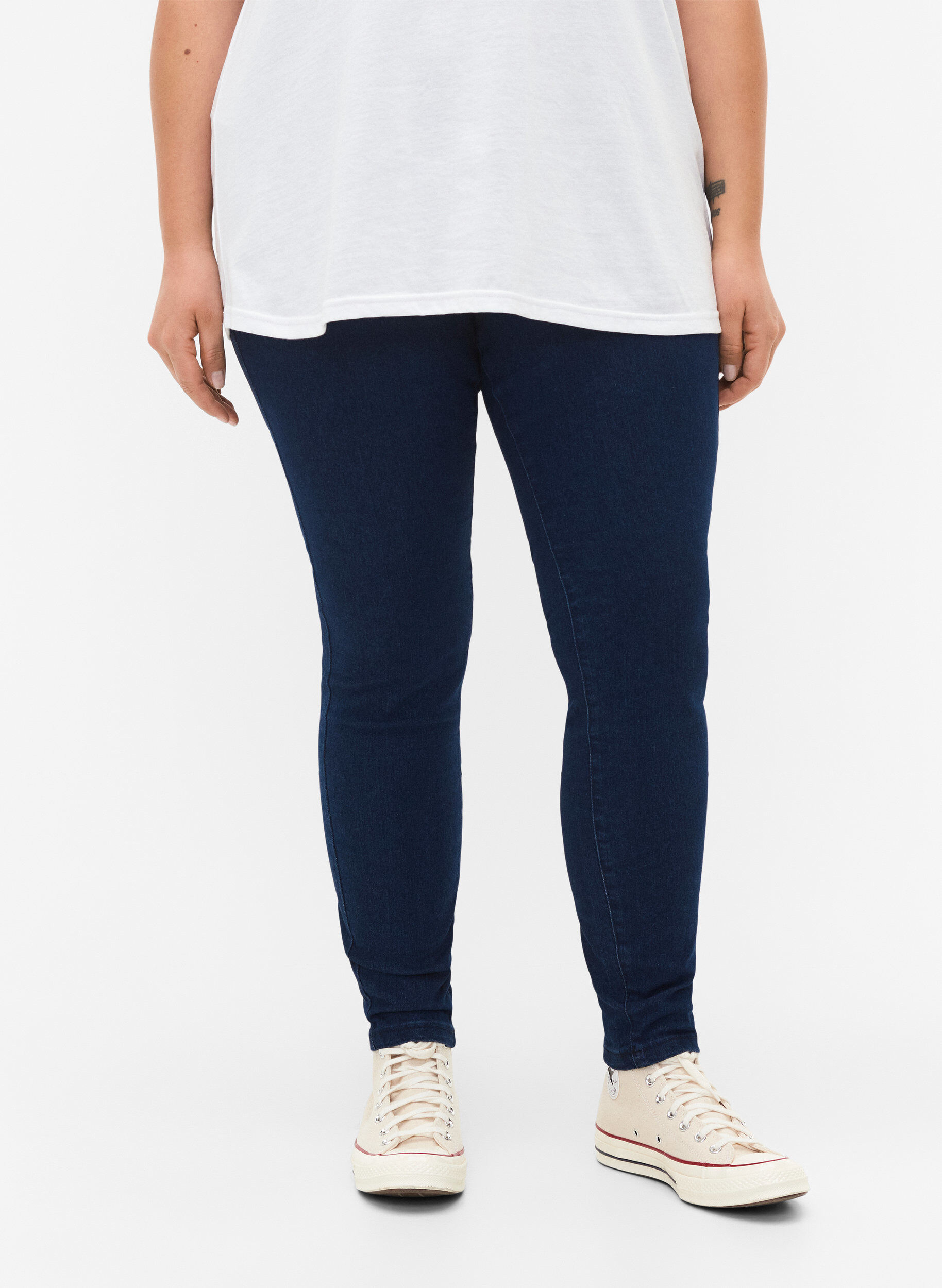 FLASH - Tætsiddende jeggings med høj talje