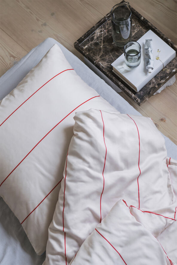 Mette Ditmer ALIGN bed set Bright red , sand
