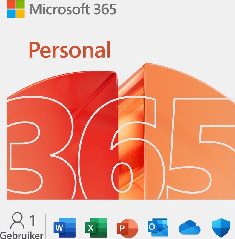 Microsoft - Office 365 Personal - Software - 1 Gebruiker - 1 Jaar - Laatste Updates