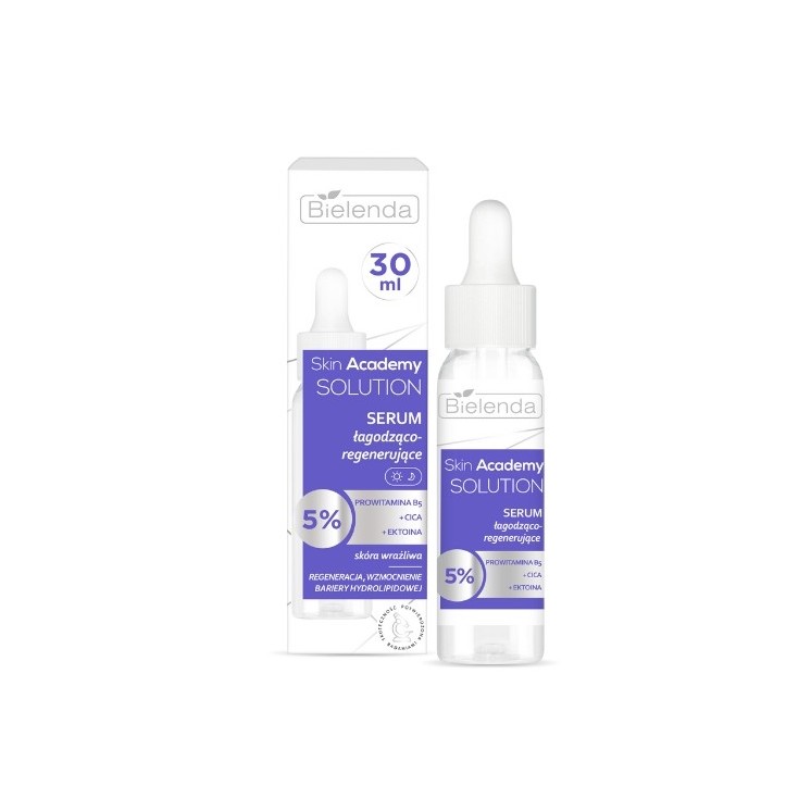 Bielenda Skin Academy Solutions Beruhigendes und regenerierendes Serum Provitamin B5 + CICA + Ektionina 30 ml