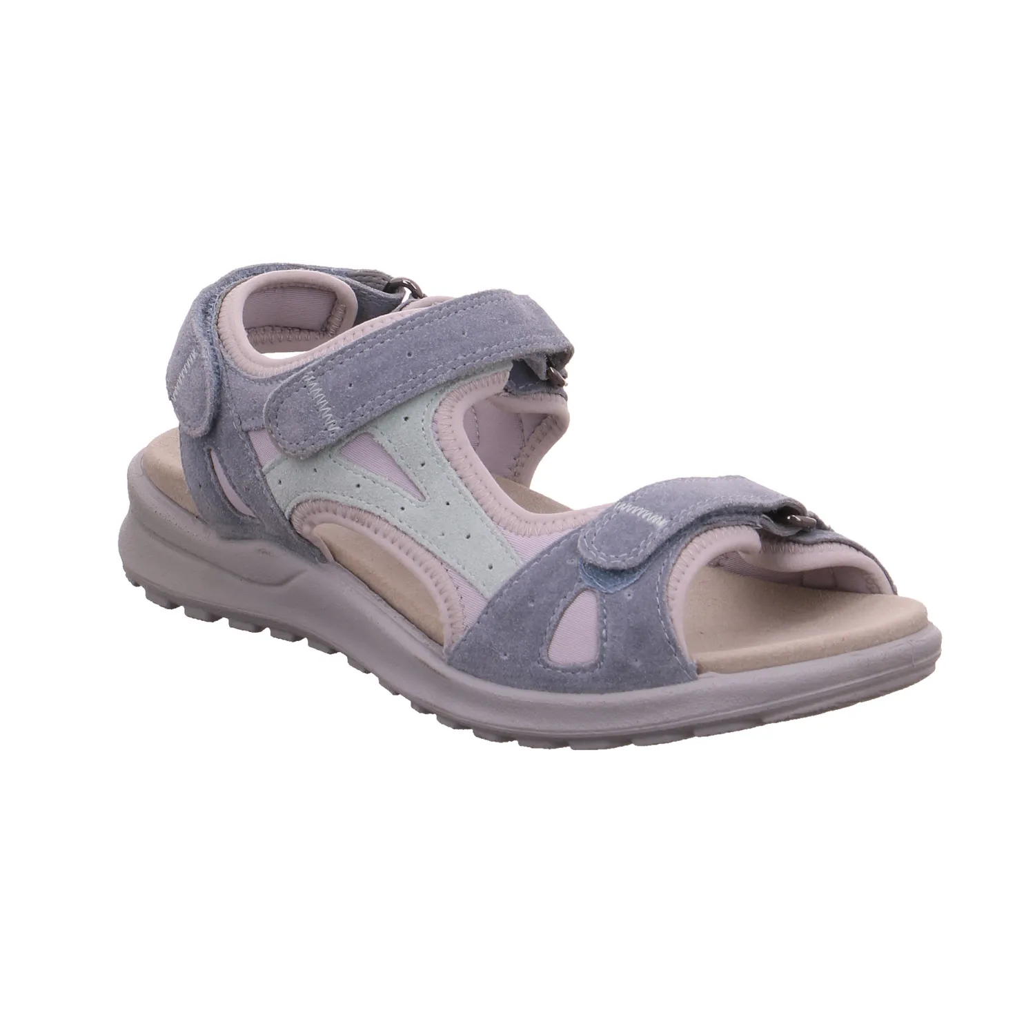 LEGERO Trekking-Sandalette Hellblau Leder