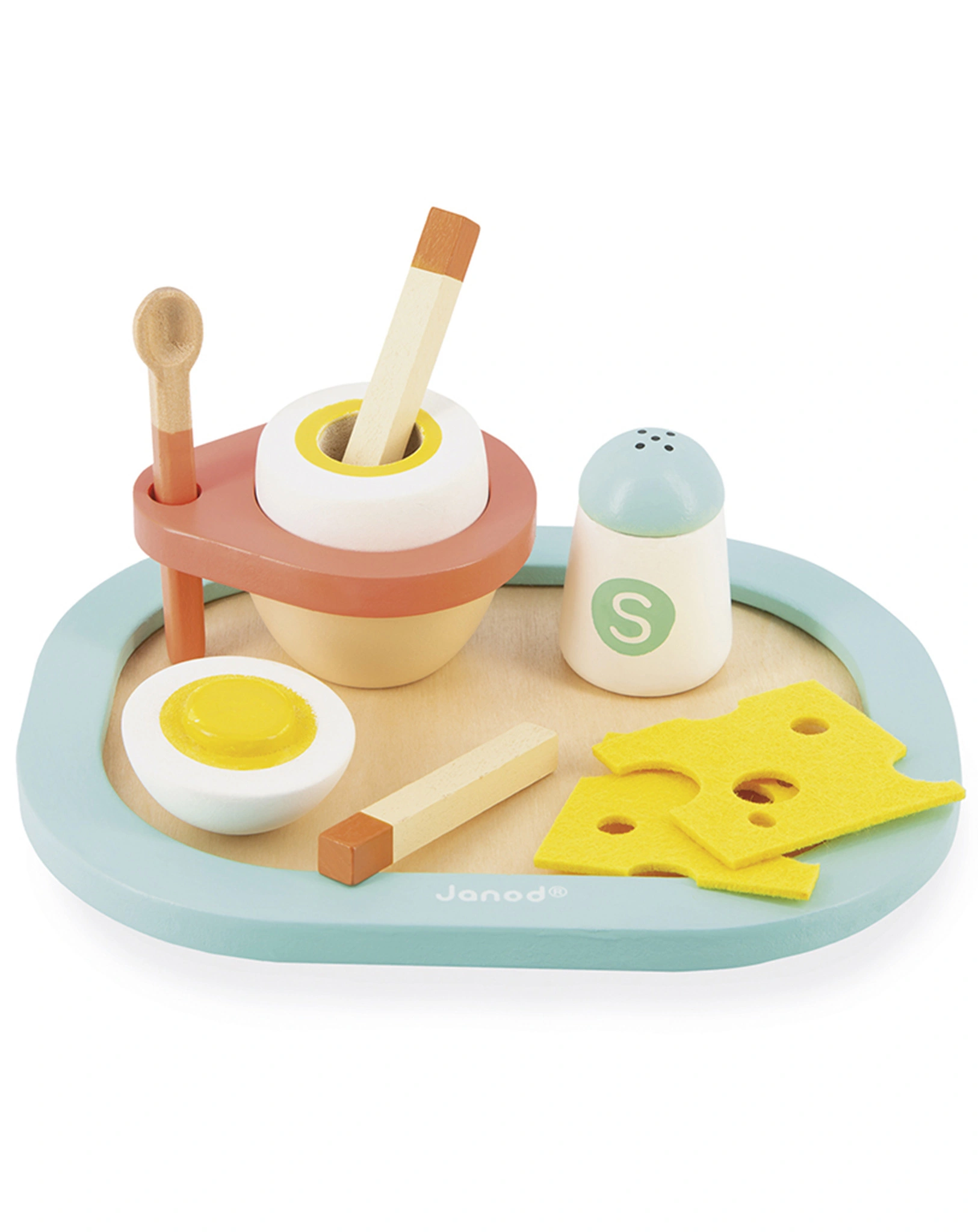 Spiel-Lebensmittel EIER-FRÜHSTÜCK 9-teilig