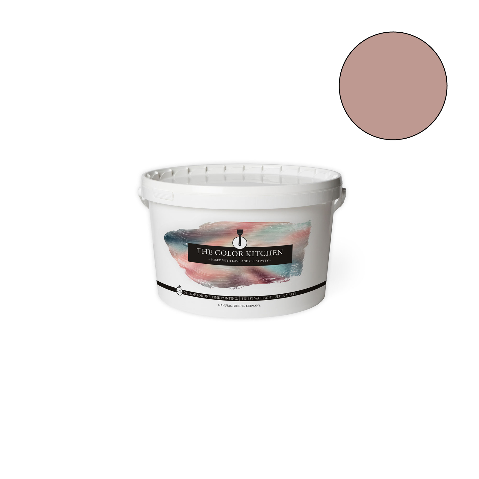 The Color Kitchen Wandfarbe Jellied Jostaberry - braun matt - 2,5 Liter