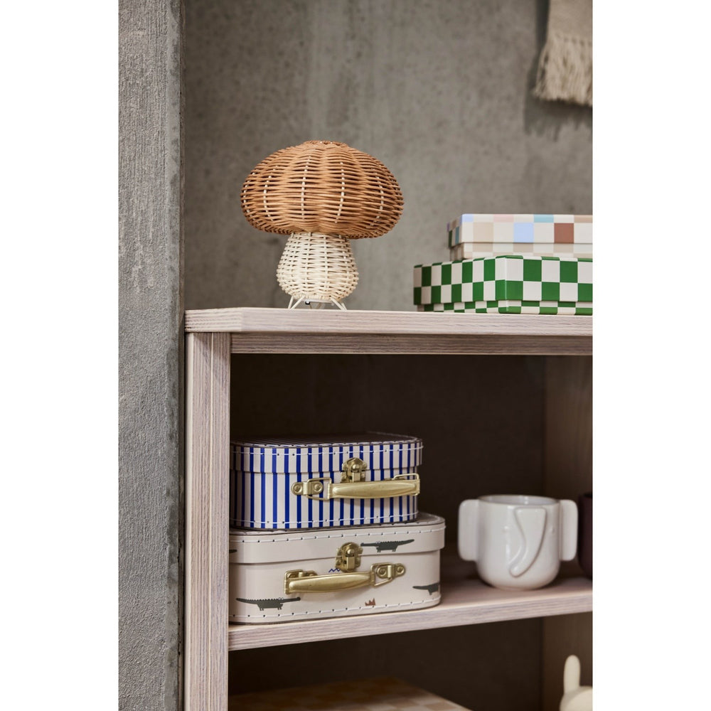 Køb OYOY Nature Mushroom Rattan Natlampe