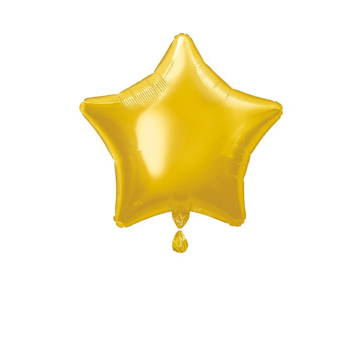 Ster Helium Ballon Goud Leeg 50cm