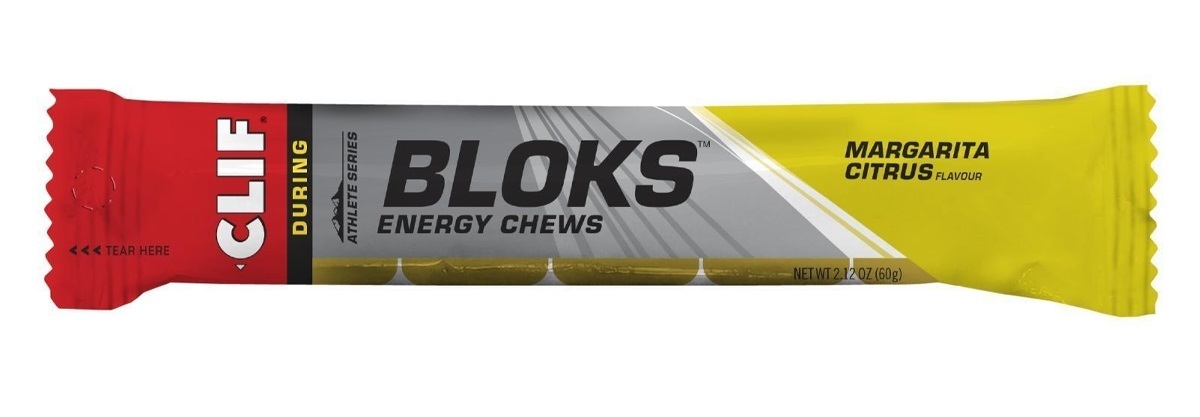 Clif Blok Energy Chew Margarita Citrus Gel Blocks (18 stuks)