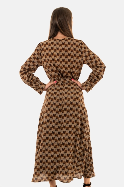 robe la petite etoile kamo marron