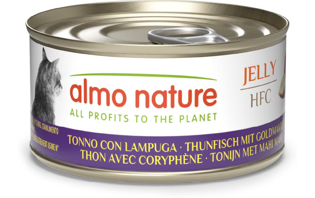 Nassfutter HFC Jelly Thunfisch mit Goldmakrele 70 gErgänzungsfutter für Katzen