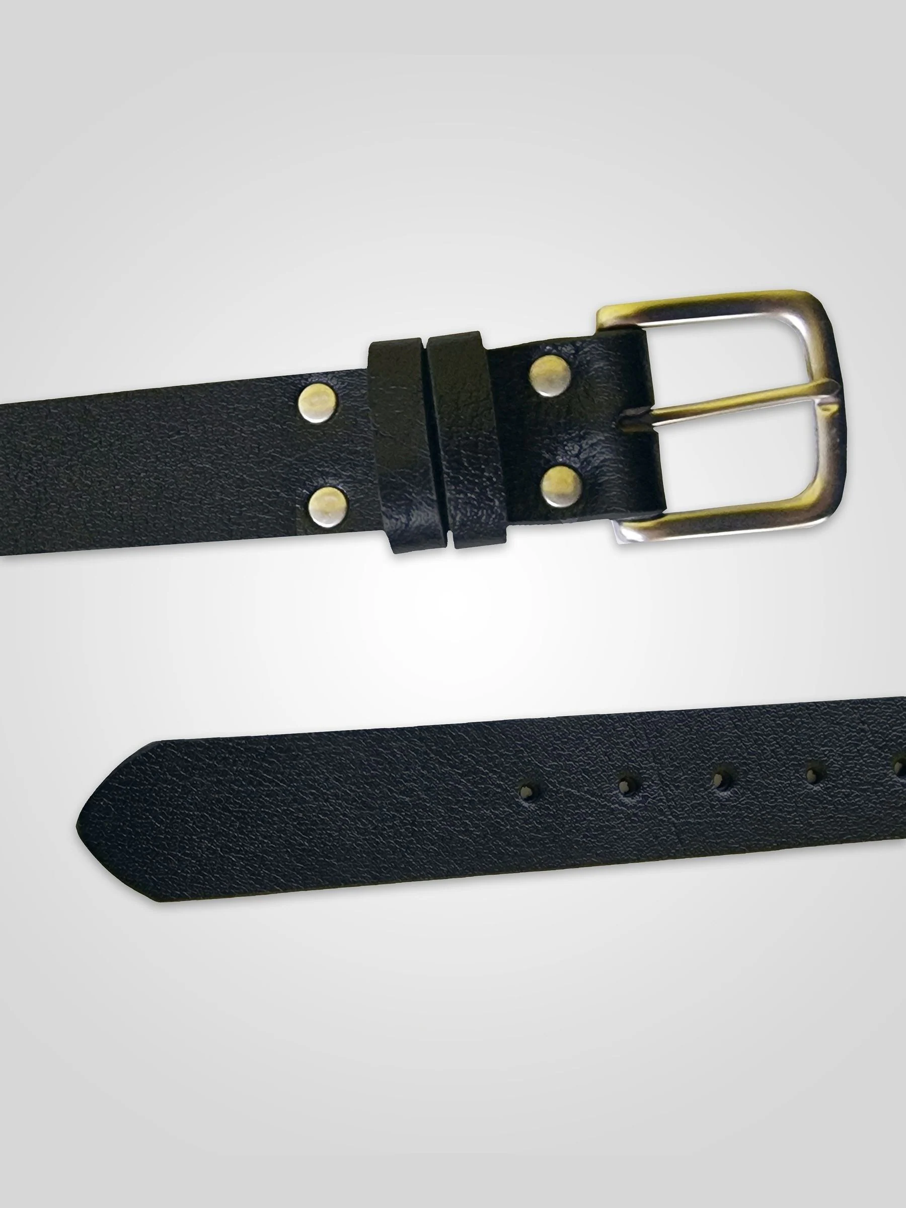 D555 Gavin Hand Crafted Real Leather Hide Belt 3.7 Cm Width