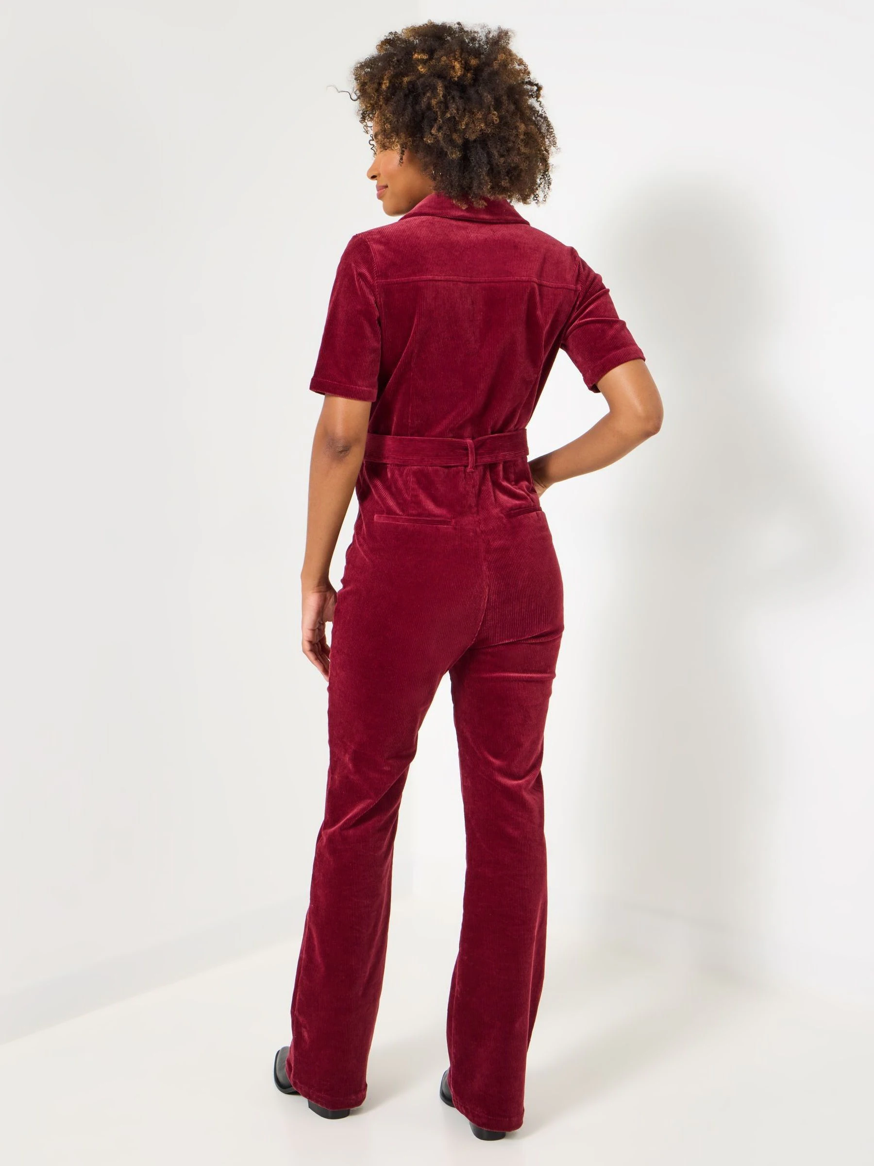 Joe Browns Belted Bootcut Cord Jumpsuit