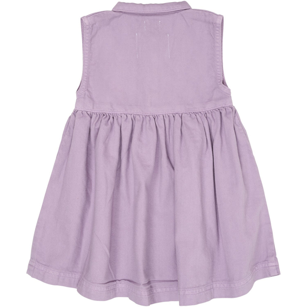 Køb COPENHAGEN COLORS Lavender Organic Twill Kjole m. Krave