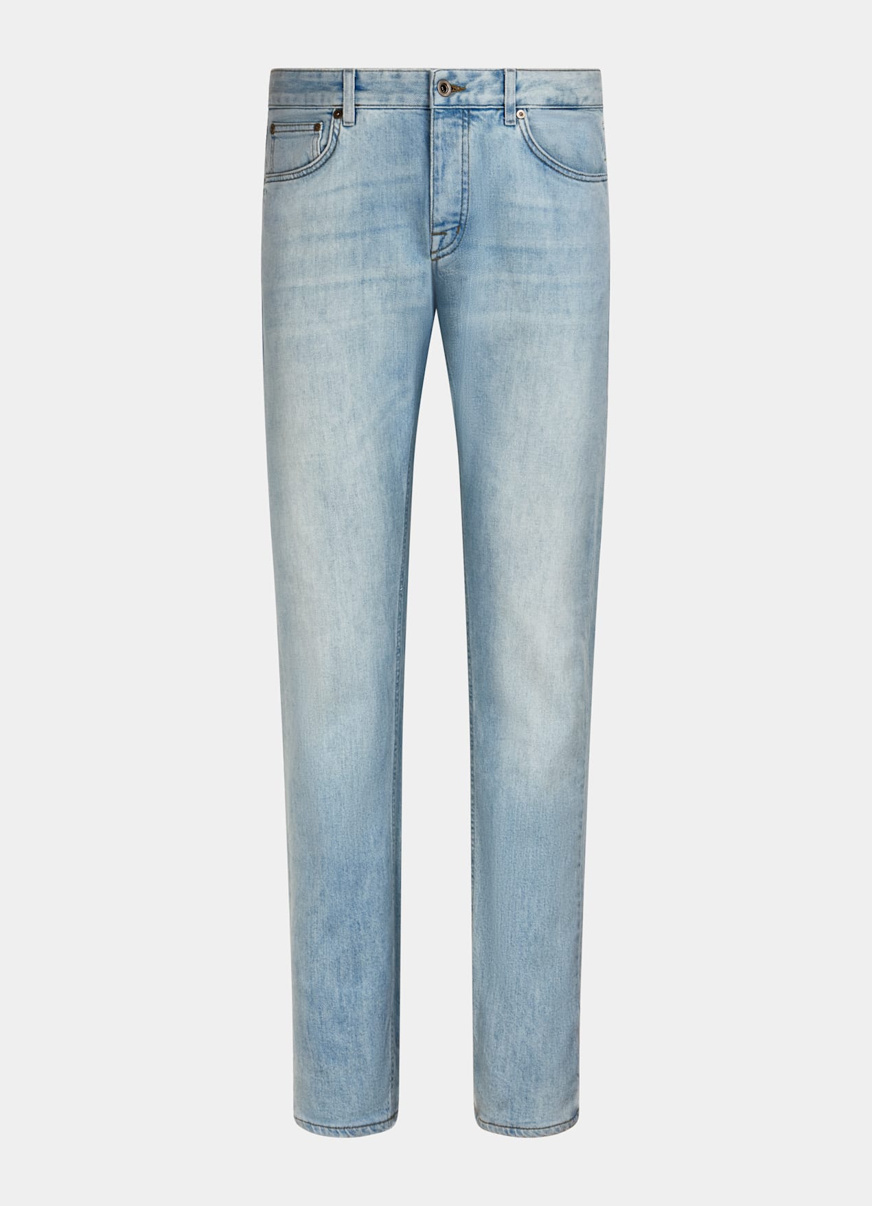 Jean Slim Leg Tapered bleu clair