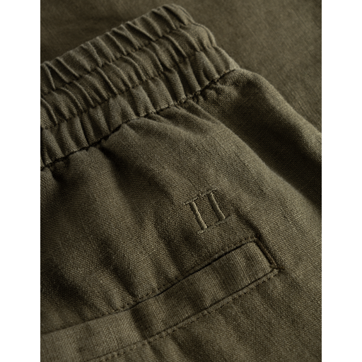 Les Deux Otto Linen Shorts, Olive Night, S