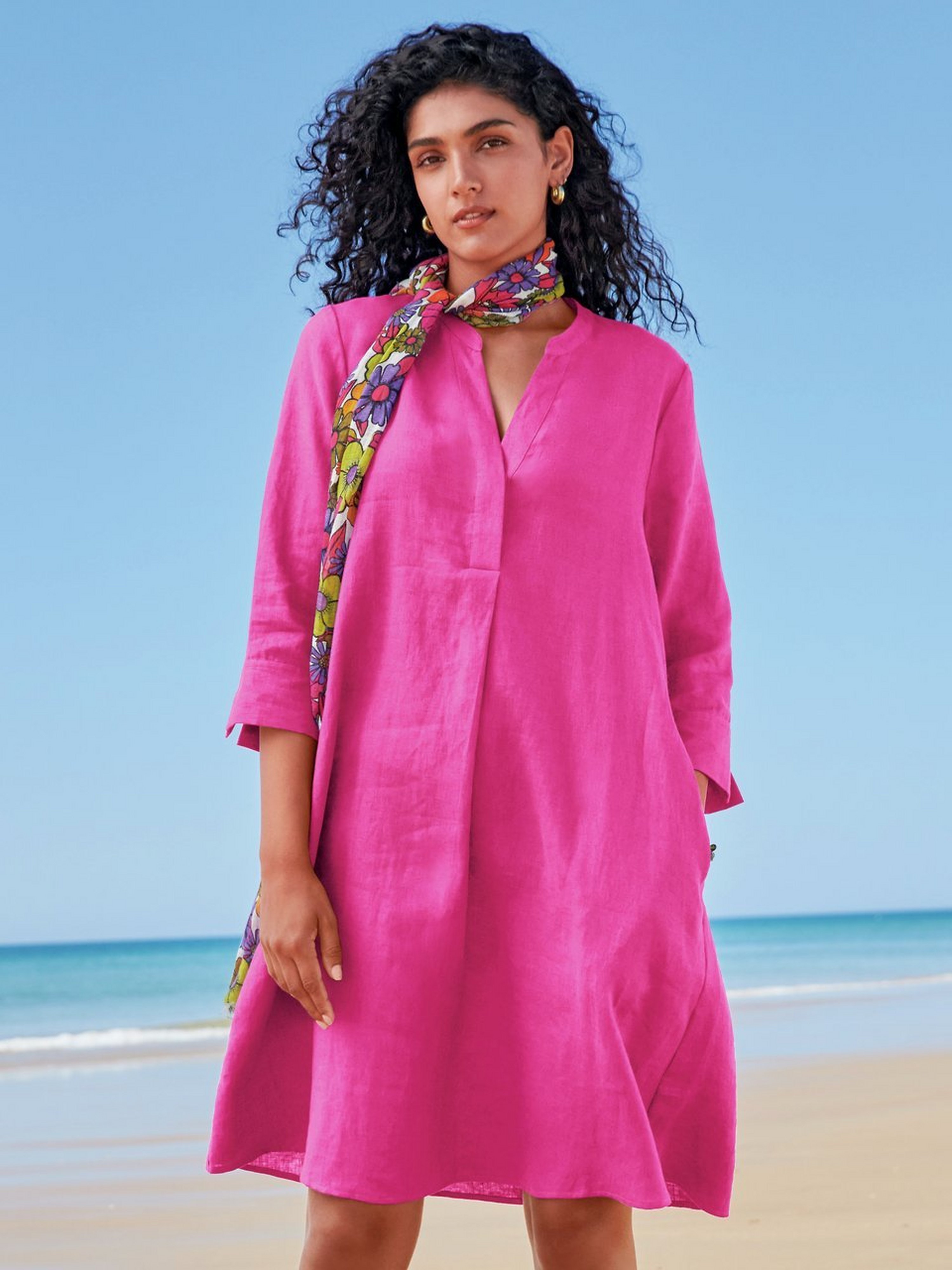 Kleid aus 100% Leinen