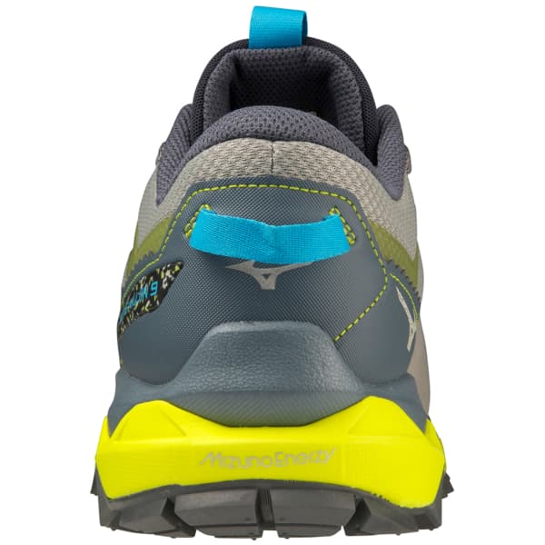 Chaussure trail MIZUNO WAVE MUJIN 9 GHOST GRAY/OMBRE BLUE/BOLT 2 (NEON)