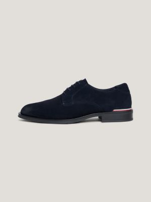 Sapatos Derby de camurça com cadarço Signature