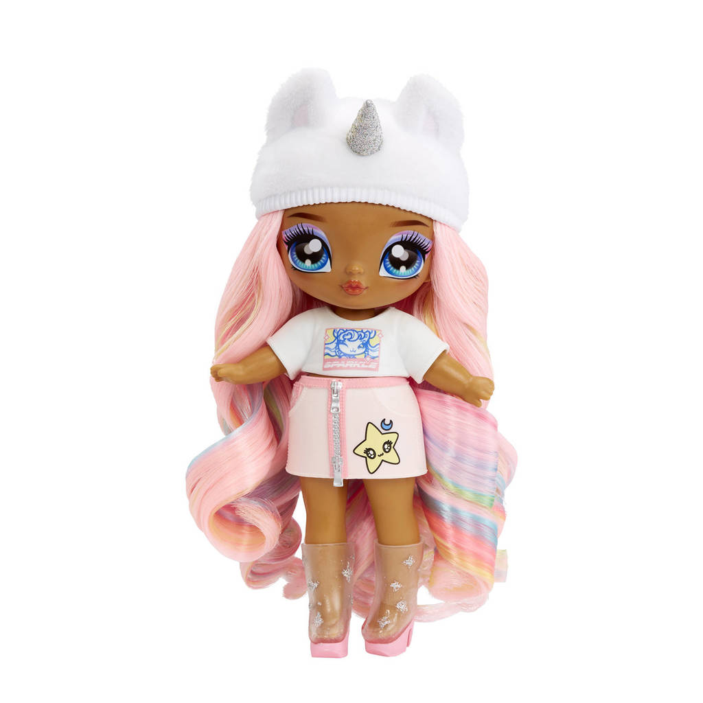 3-in-1 speelset met rugzak, slaapkamer en Whitney Sparkles met eenhoornthema