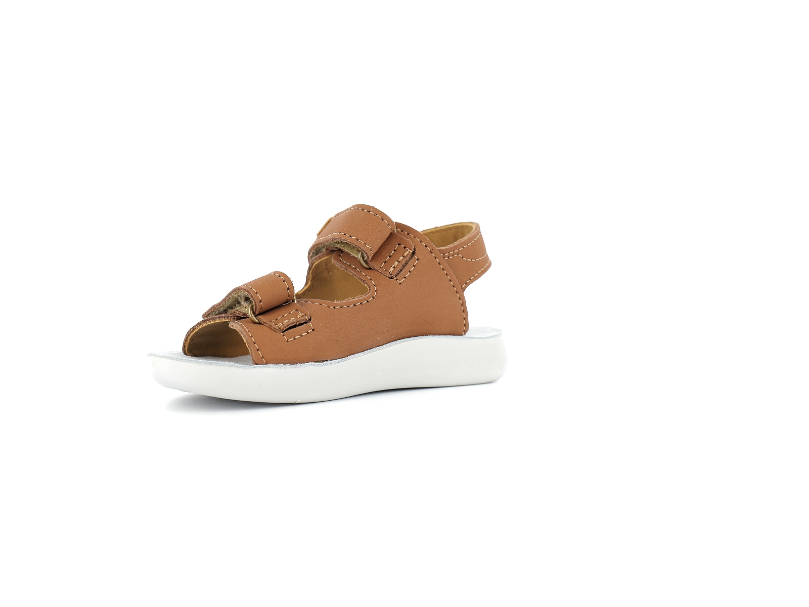Geox-SANDAL LIGHTFLOPPY B455SB Matières combinées Marron Moyen