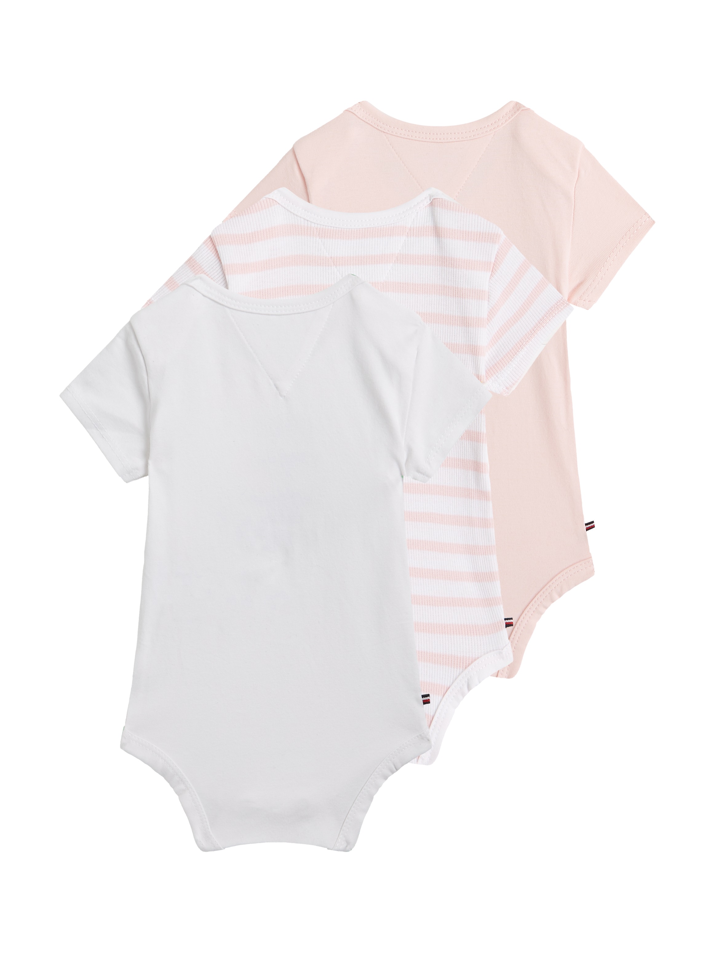 Tommy Hilfiger Kurzarmbody »3 PACK BODY SS GIFTBOX«, 3 Stk. aus weicher Baumwollmischung