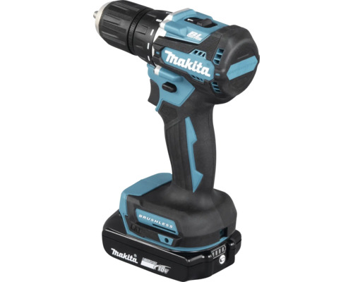Makita DDF487RAJ 18V accuboormachine/schroefmachine, inclusief 2 accu's, oplader en MAKPAC maat 2 koffer.