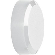 Aimant rond à facettes pro, diamètre: 20 mm, blanc