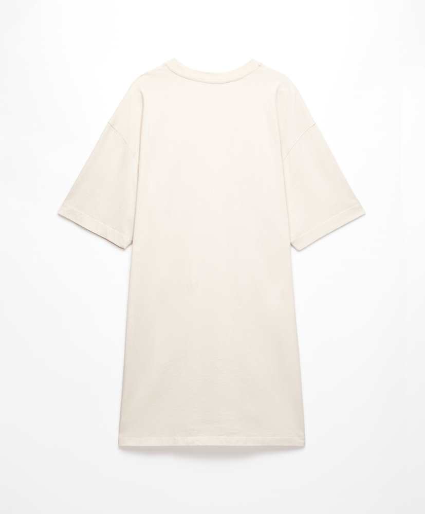 Camiseta longa, 100% algodão lavado