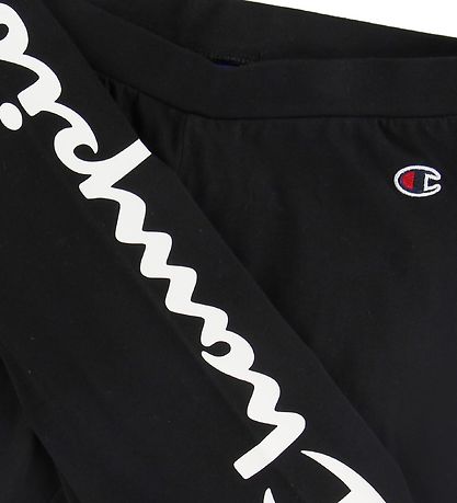 Champion Fashion Leggings - Schwarz m. Logo