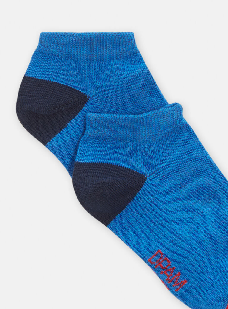 Socquettes bleu pour garçon