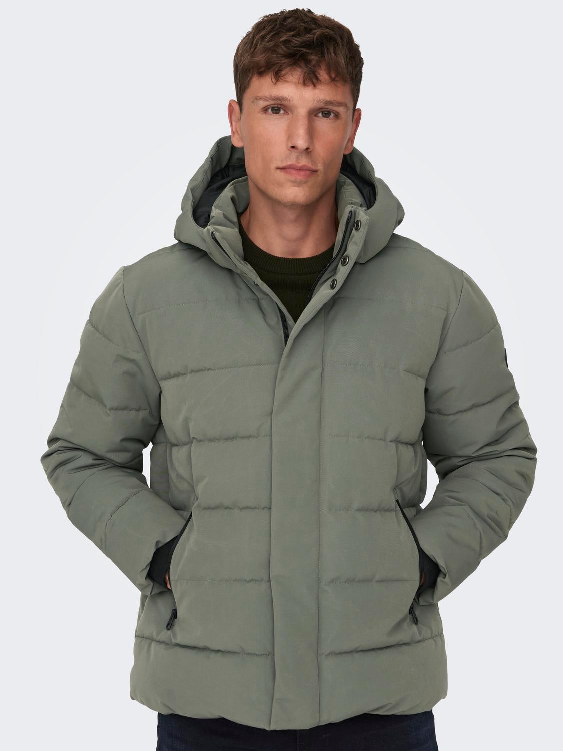 ONSCAYSON Daunenjacke Castor Gray