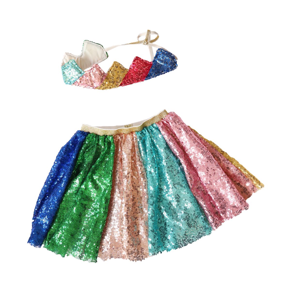 Tutu sequins multicolores Mercredi et Patati
