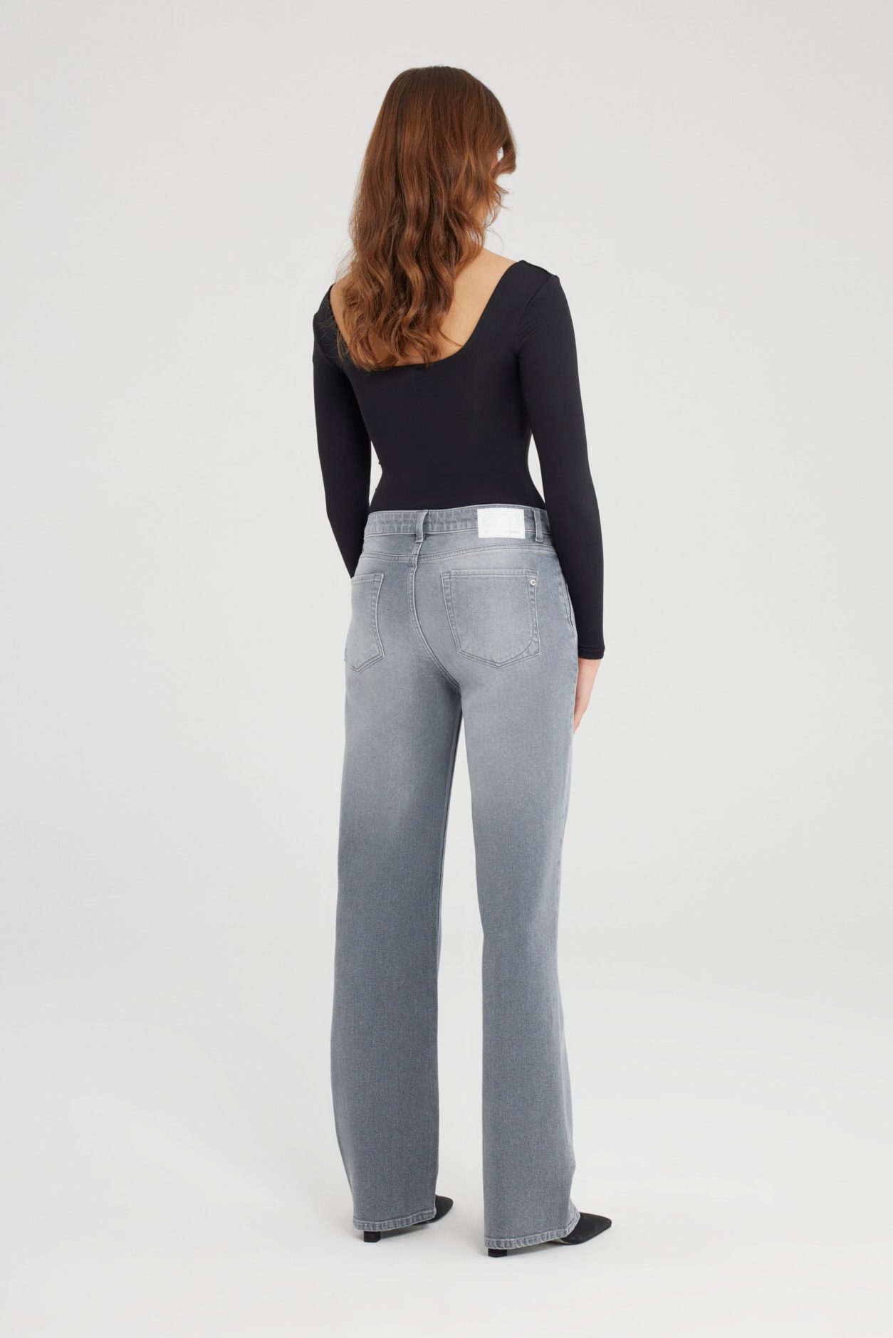 COJ Denim - Nova Mid Waist Jeans - Grey Vintage