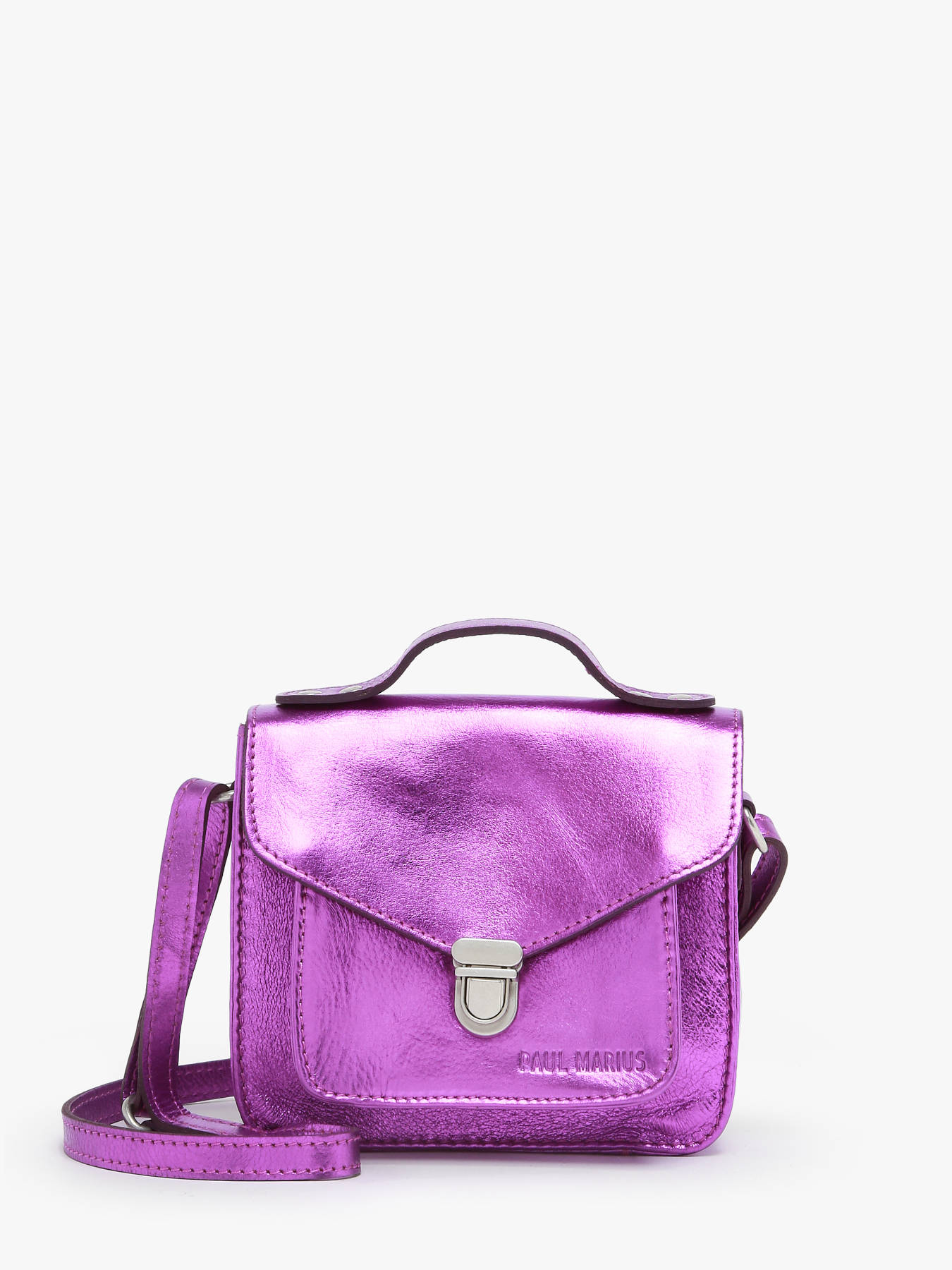 Sac bandoulire Melle George XS Bonbon cuir PAUL MARIUS