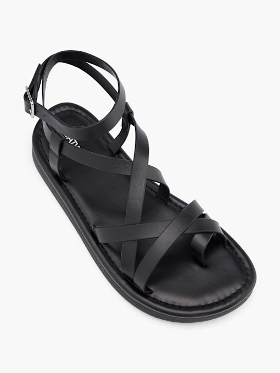 Catwalk Sandale Schwarz